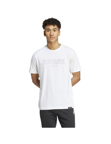 Koszulka adidas tech linear graphic m