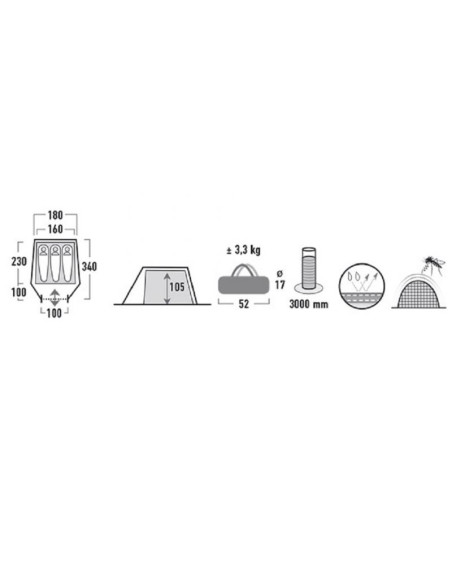 Namiot High Peak Kite 3 10189