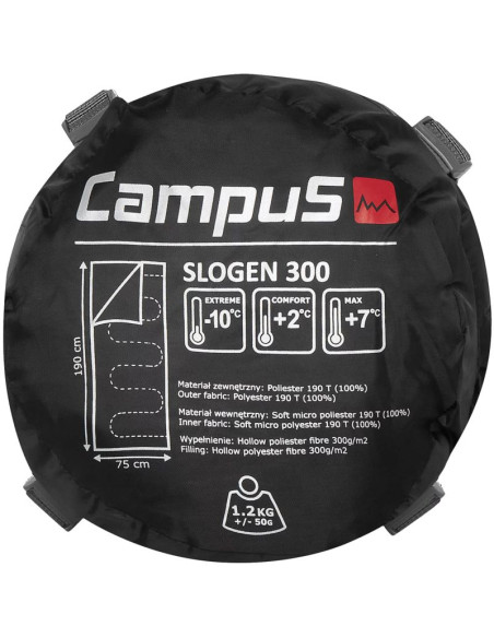 Śpiwór campus slogen 300 right sleeping bag