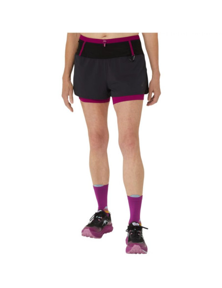 Spodenki asics fujitrail 2-n-1 short w