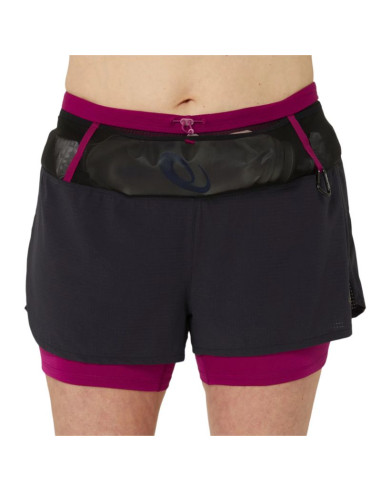 Spodenki asics fujitrail 2-n-1 short w