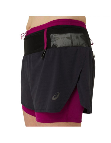 Spodenki asics fujitrail 2-n-1 short w