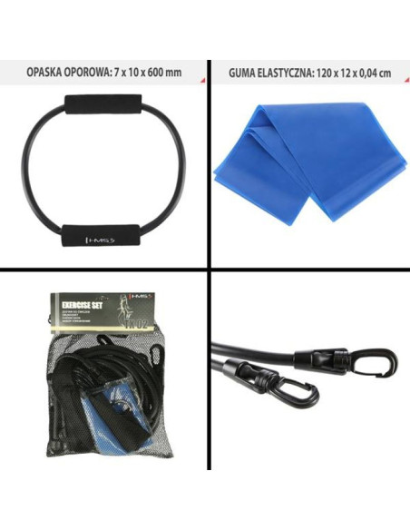 Zestaw do ćwiczeń siłowych tx02