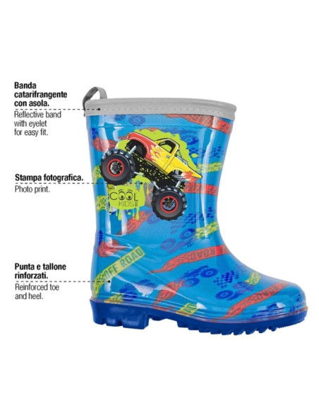 Kalosze perletti ciężarówka jr