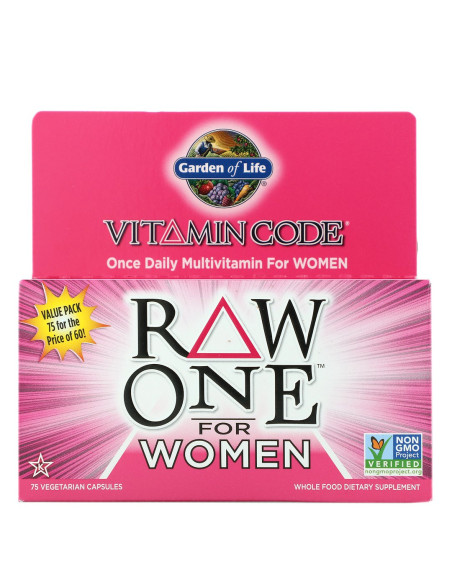 Vitamin Code Raw One For Women - Dla Kobiet (75 Kaps.)