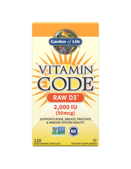 Vitamin Code Raw D3 - Witamina D (120 Kaps.)
