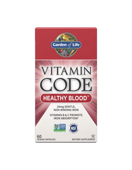 Vitamin Code Raw Healthy Blood - Zdrowa Krew (60 Kaps.)