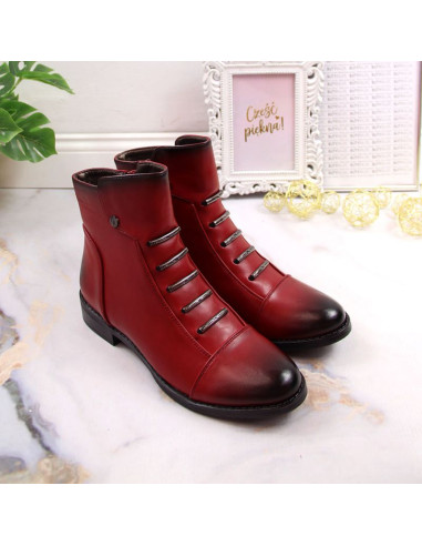 Botki z ozdobami ocieplane jezzi w jez52