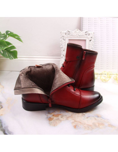 Botki z ozdobami ocieplane jezzi w jez52