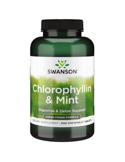 Swanson Chlorophyllin & Mint (500 Tabl.)