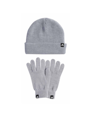 Czapka adidas beanie + rękawiczki glove