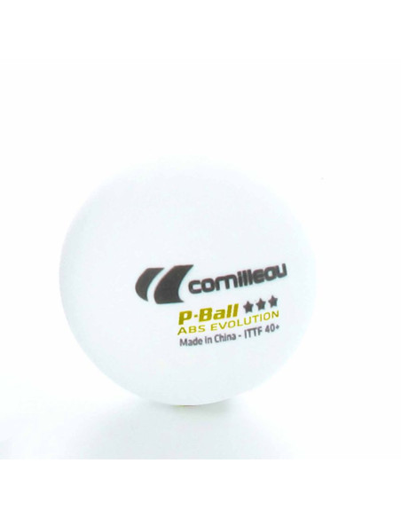 Piłeczki do tenisa stołowego cornilleau p-ball ittf białe 3 szt.
