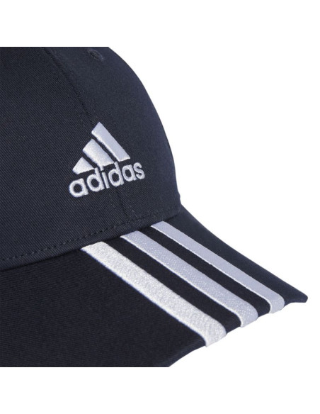 Czapka z daszkiem adidas 3-stripes cotton twill baseball