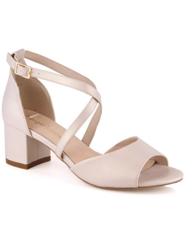 Sandały na obcasie sergio leone w