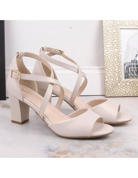 Sandały na obcasie sergio leone w