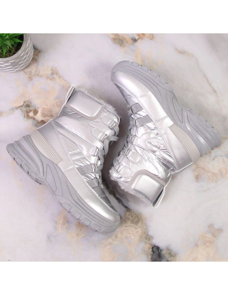 Śniegowce sznurowane metaliczne potocki w wol117