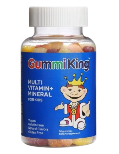 Multi Vitamin + Mineral - Multiwitamina + Minerały Dla Dzieci (60 Żelek)
