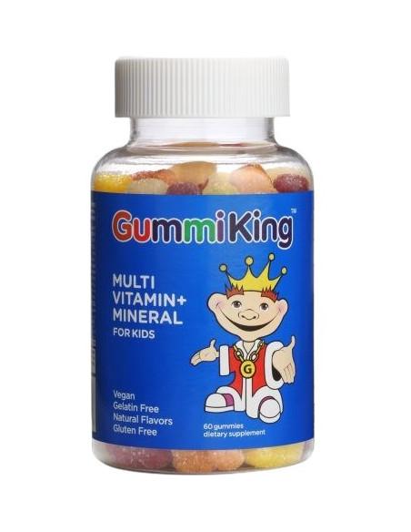 Multi Vitamin + Mineral - Multiwitamina + Minerały Dla Dzieci (60 Żelek)