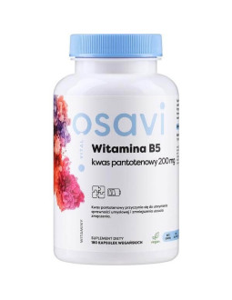 Witamina B5 - Kwas Pantotenowy 200 Mg (180 Kaps.)