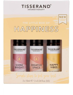 The Little Box Of Happiness - Zestaw Olejków Eterycznych Roll-On Na Lepsze Samopoczucie (3 X 10 Ml)