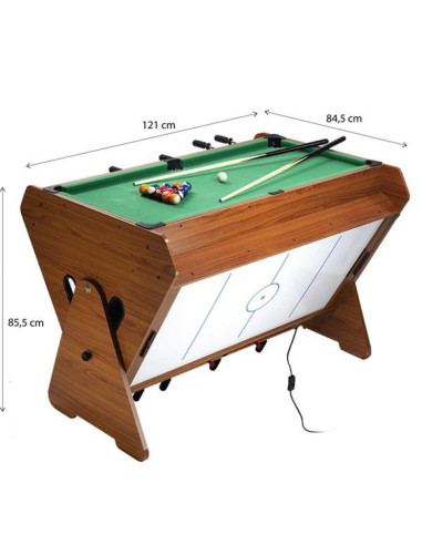 Sdg set stół do gry 3w1 bilard, piłkarzyki, cymbergaj