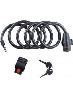 Zapięcie rowerowe dunlop spiral cable lock 12 mm st 56376 2