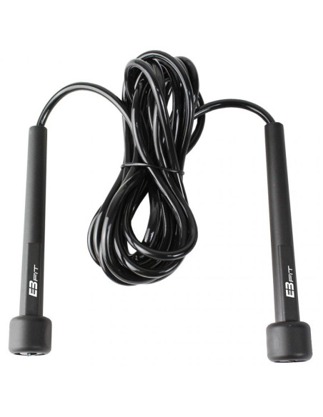 Skakanka szybkościowa pvc 275cm eb fit czarna 581519