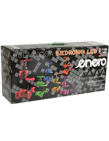 Hulajnoga balansowa jeździk 3w1 enero biedronka 1017679