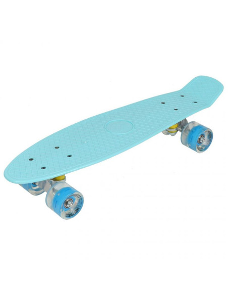 Deskorolka plastikowa 22" led enero niebieska 1007366