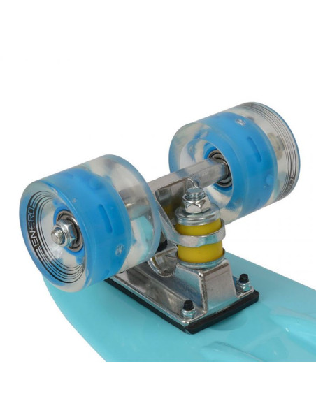 Deskorolka plastikowa 22" led enero niebieska 1007366