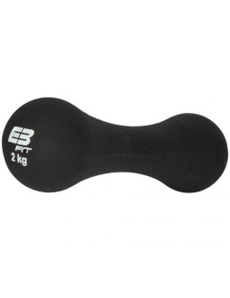 Hantla neoprenowa eb fit 2 kg czarna 1029252 2