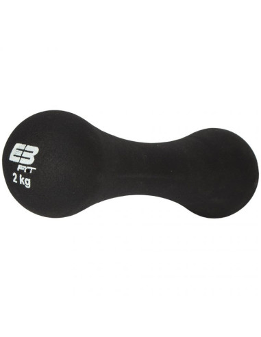 Hantla neoprenowa eb fit 2 kg czarna 1029252