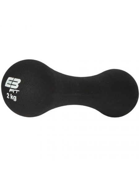 Hantla neoprenowa eb fit 2 kg czarna 1029252