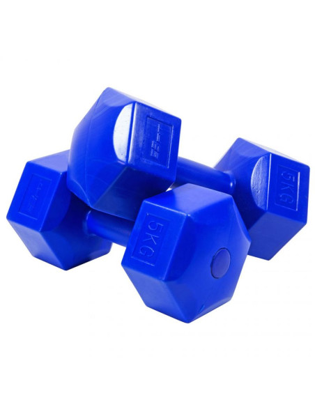 Zestaw hantli kompozytowych eb fit 2x5kg granatowe 1027050