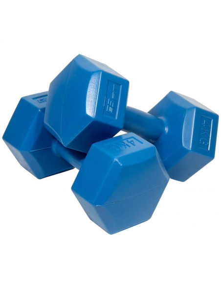 Zestaw hantli kompozytowych eb fit 2x4kg niebieskie 1027043
