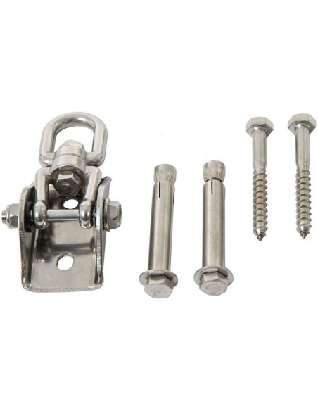 Uchwyt hak montażowy obrotowy do hamaka royokamp 1031385