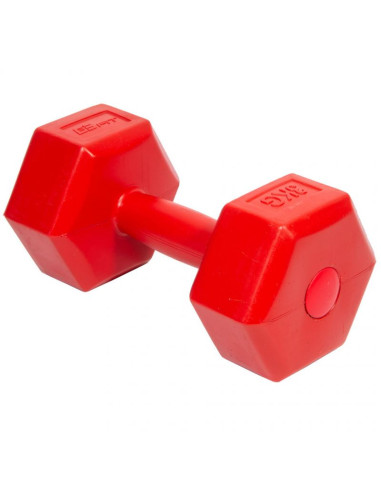 Zestaw hantli kompozytowych eb fit 2x3kg czerwone 1027036
