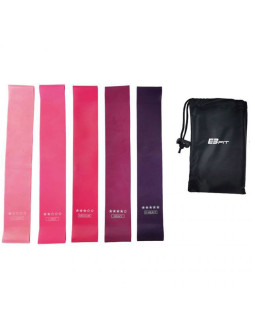 Zestaw gum do ćwiczeń fitnnes crosfit mini band 5w1 eb fit 1028859