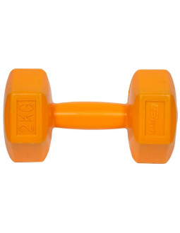 Zestaw hantli kompozytowych eb fit 2x2kg pomarańczowe 1027029 2