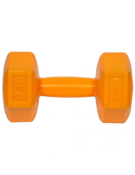 Zestaw hantli kompozytowych eb fit 2x2kg pomarańczowe 1027029