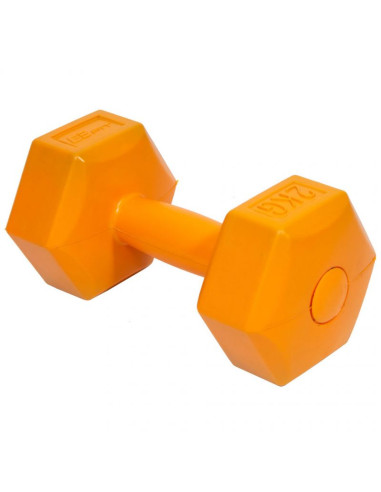 Zestaw hantli kompozytowych eb fit 2x2kg pomarańczowe 1027029