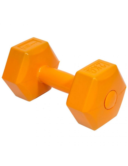 Zestaw hantli kompozytowych eb fit 2x2kg pomarańczowe 1027029