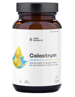 Colostrum 500 Mg, Kwaśna Cytryna (66 G)