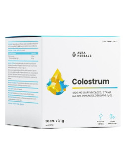 Colostrum 1000 Mg, Bananowe, Saszetki (30 Szt.)