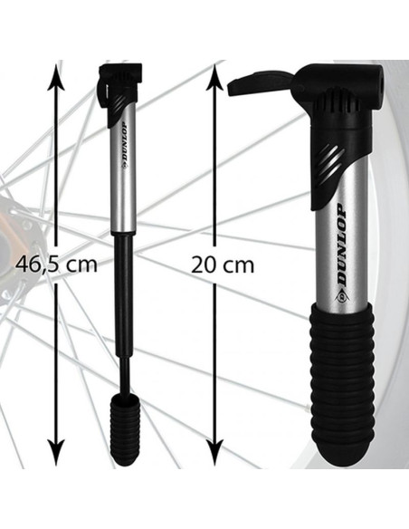 Pompka rowerowa dunlop mini aluminiowa