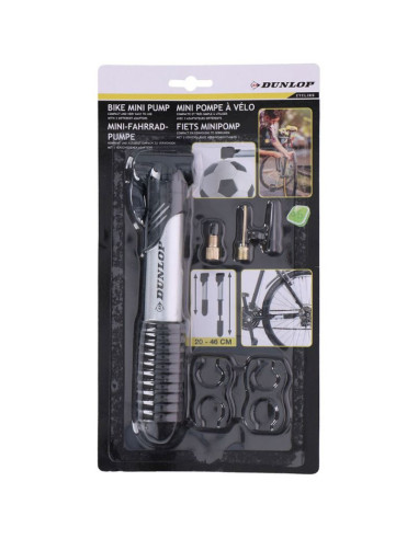 Pompka rowerowa dunlop mini aluminiowa