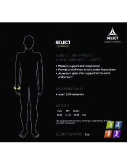 Ochraniacz na nadgarstek select profcare neopren 2