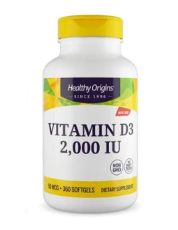 Vitamin D3 2000 Iu - Witamina D (360 Kaps.)