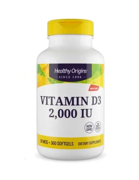 Vitamin D3 2000 Iu - Witamina D (360 Kaps.)