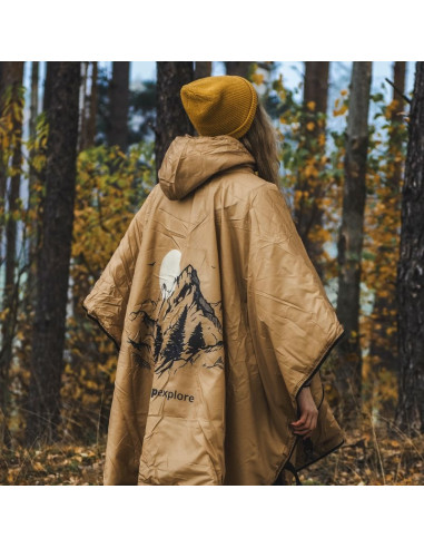 Ponczo offlander cienkie z ogrzewaczem